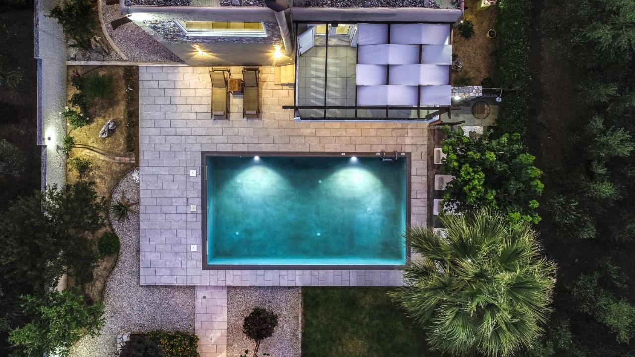 Petronila Luxury Villa With Heated Private Pool Kíssamos Buitenkant foto