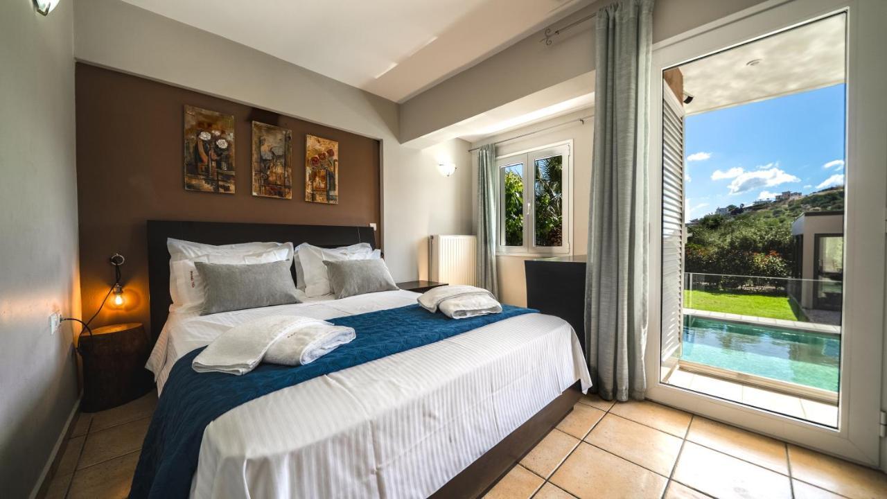 Petronila Luxury Villa With Heated Private Pool Kíssamos Buitenkant foto