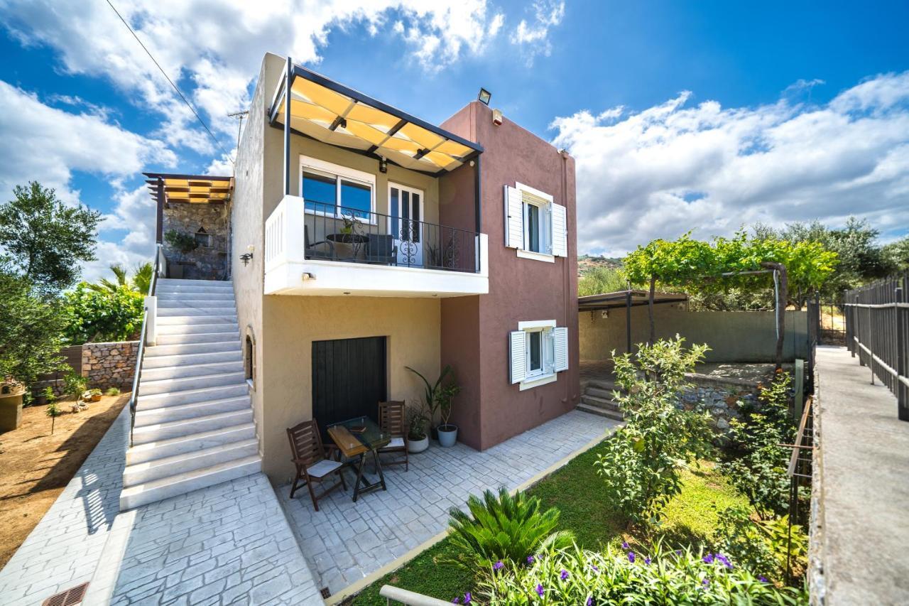 Petronila Luxury Villa With Heated Private Pool Kíssamos Buitenkant foto
